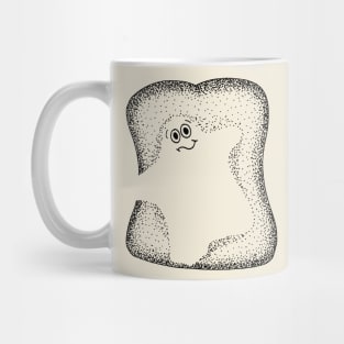 Ghost on Toast (Line Art) Mug